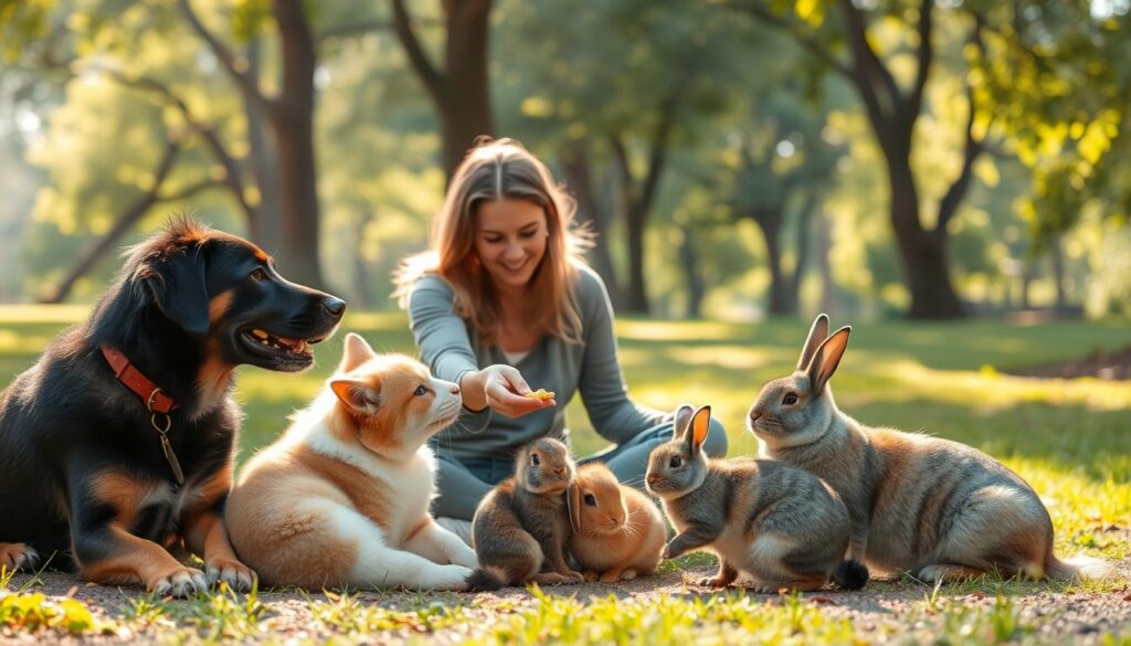 trust-building with pets